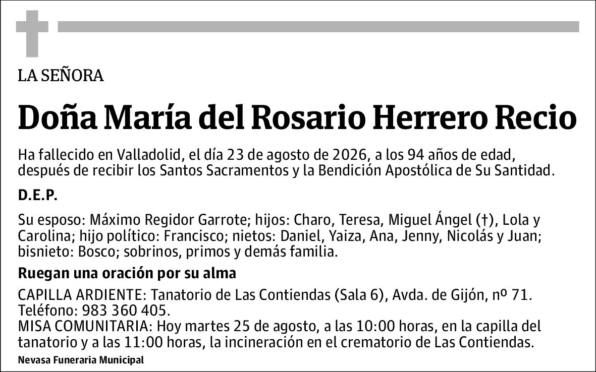 María del Rosario Herrero Recio