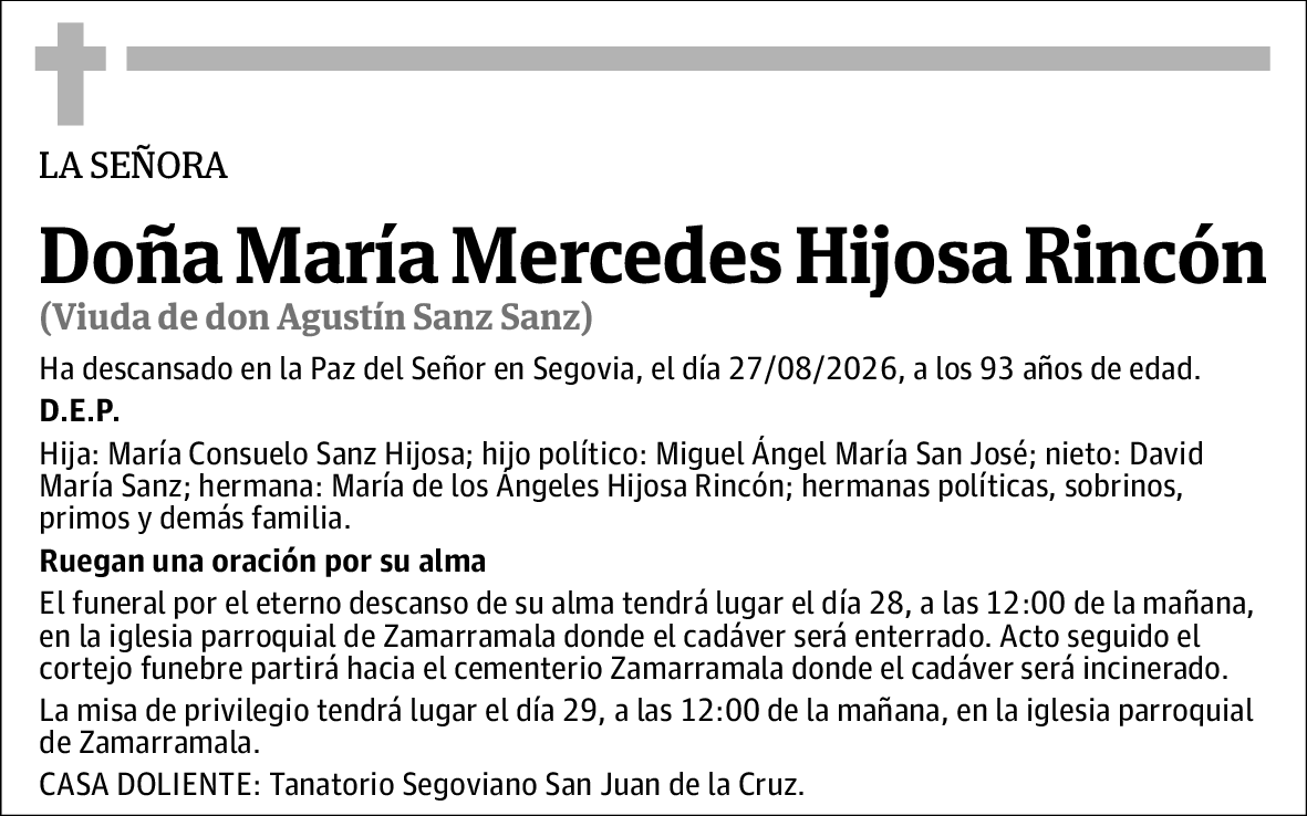 María Mercedes Hijosa Rincón