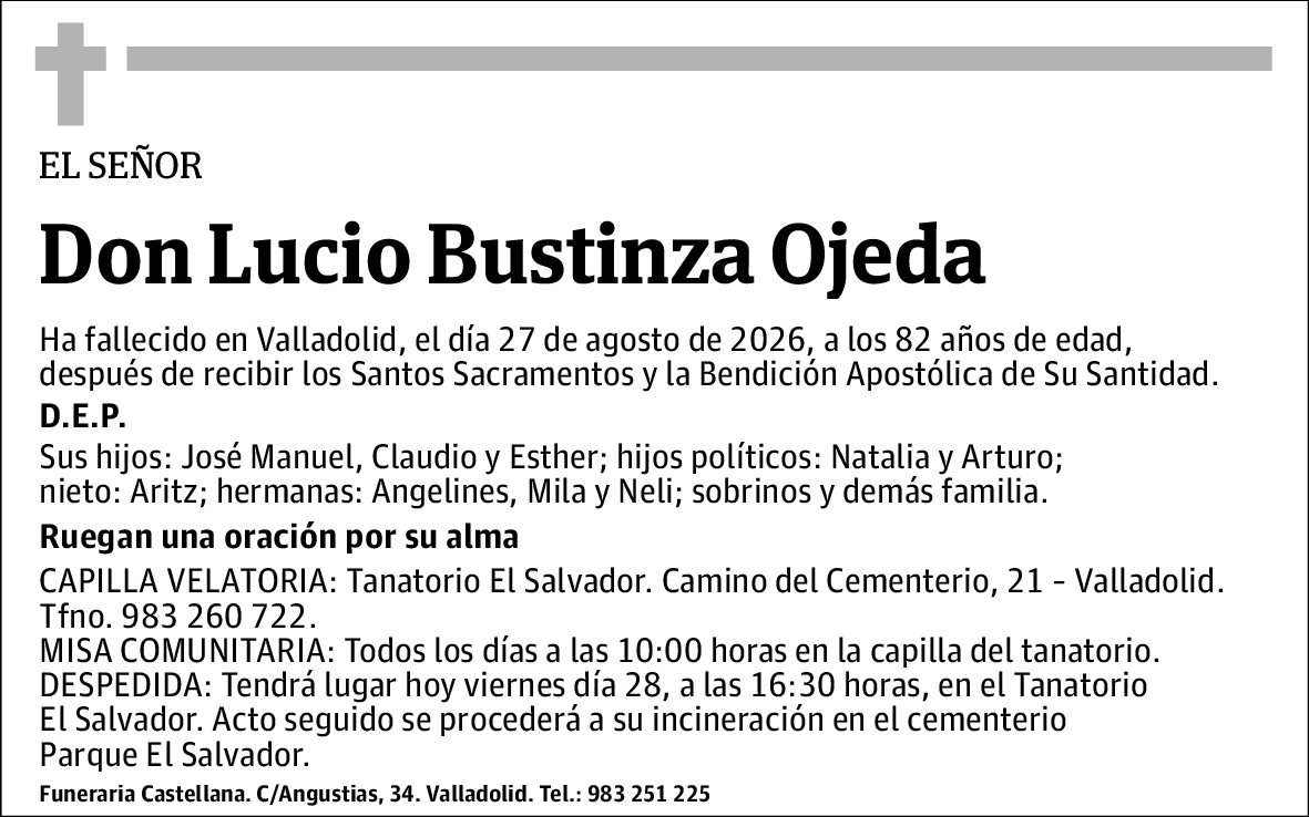 Lucio Bustinza Ojeda