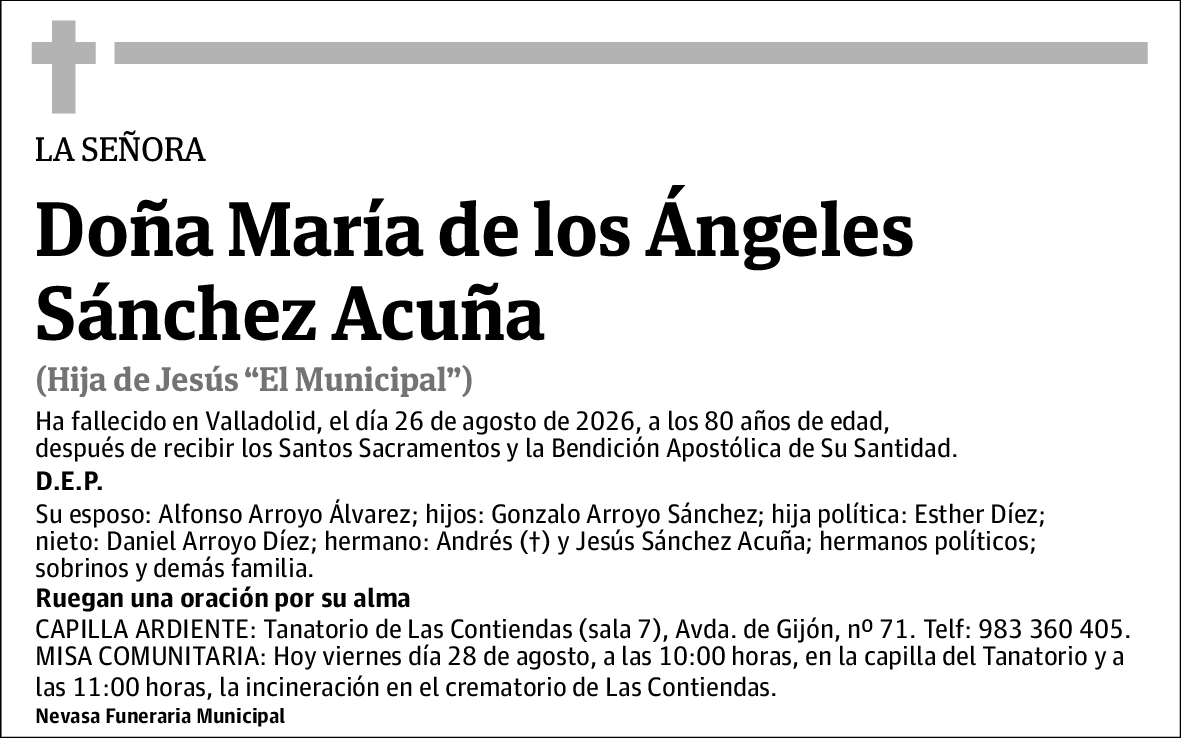 María de los Ángeles Sánchez Acuña