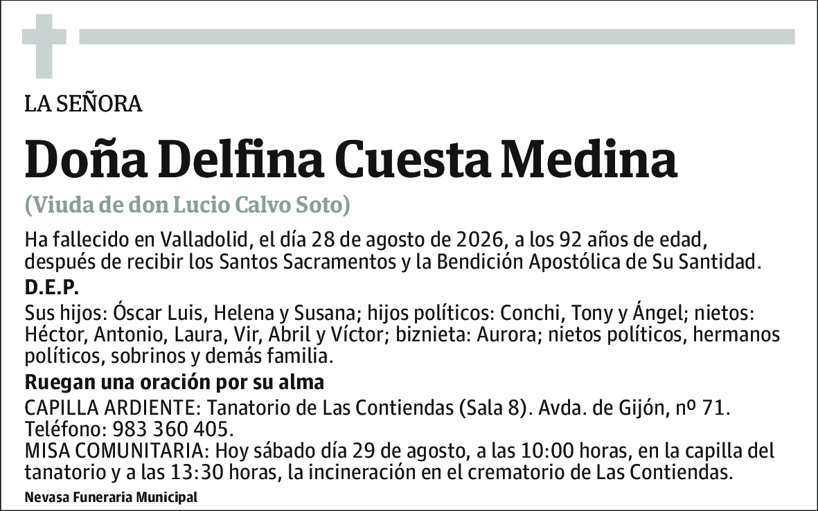 Delfina Cuesta Medina