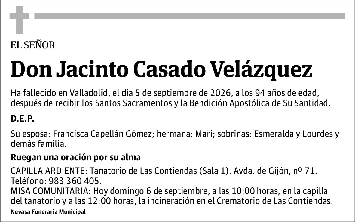 Jacinto Casado Velázquez