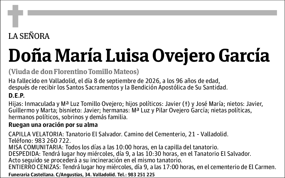 María Luisa Ovejero García