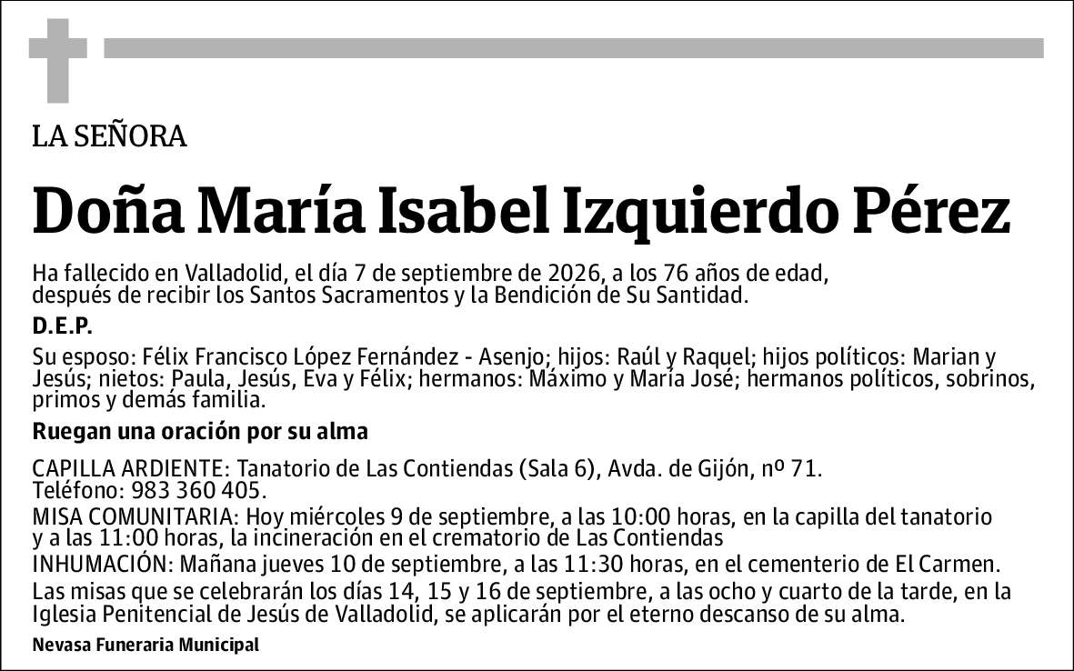 María Isabel Izquierdo Pérez