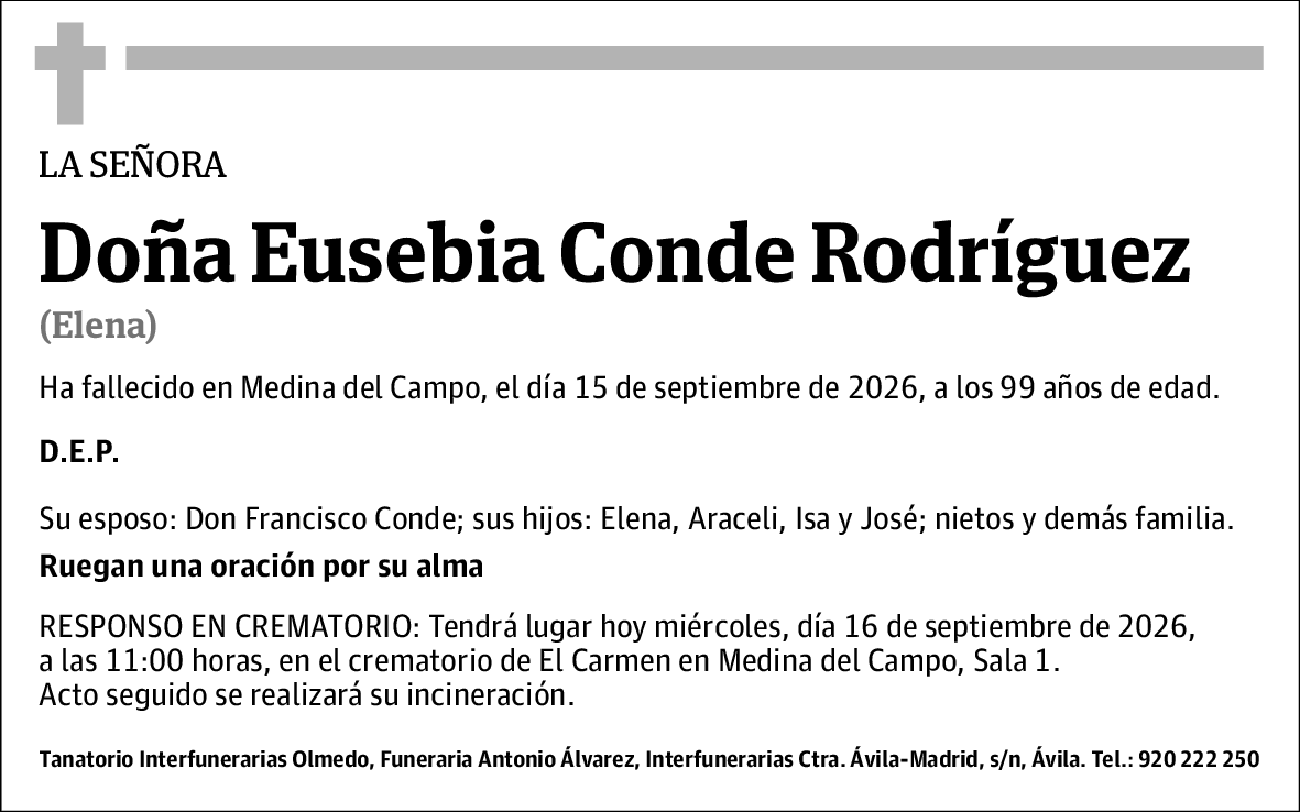 Eusebia Conde Rodríguez