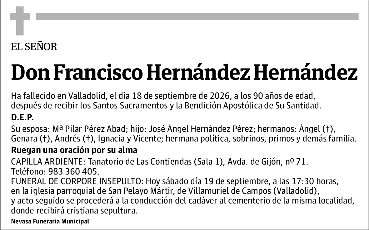 Francisco Hernández Hernández