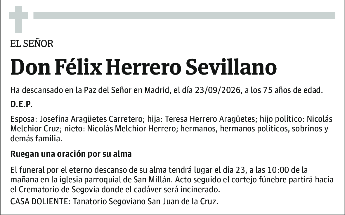 Félix Herrero Sevillano