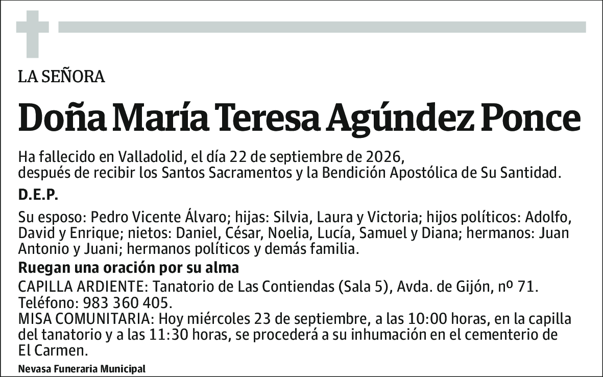 María Teresa Agúndez Ponce