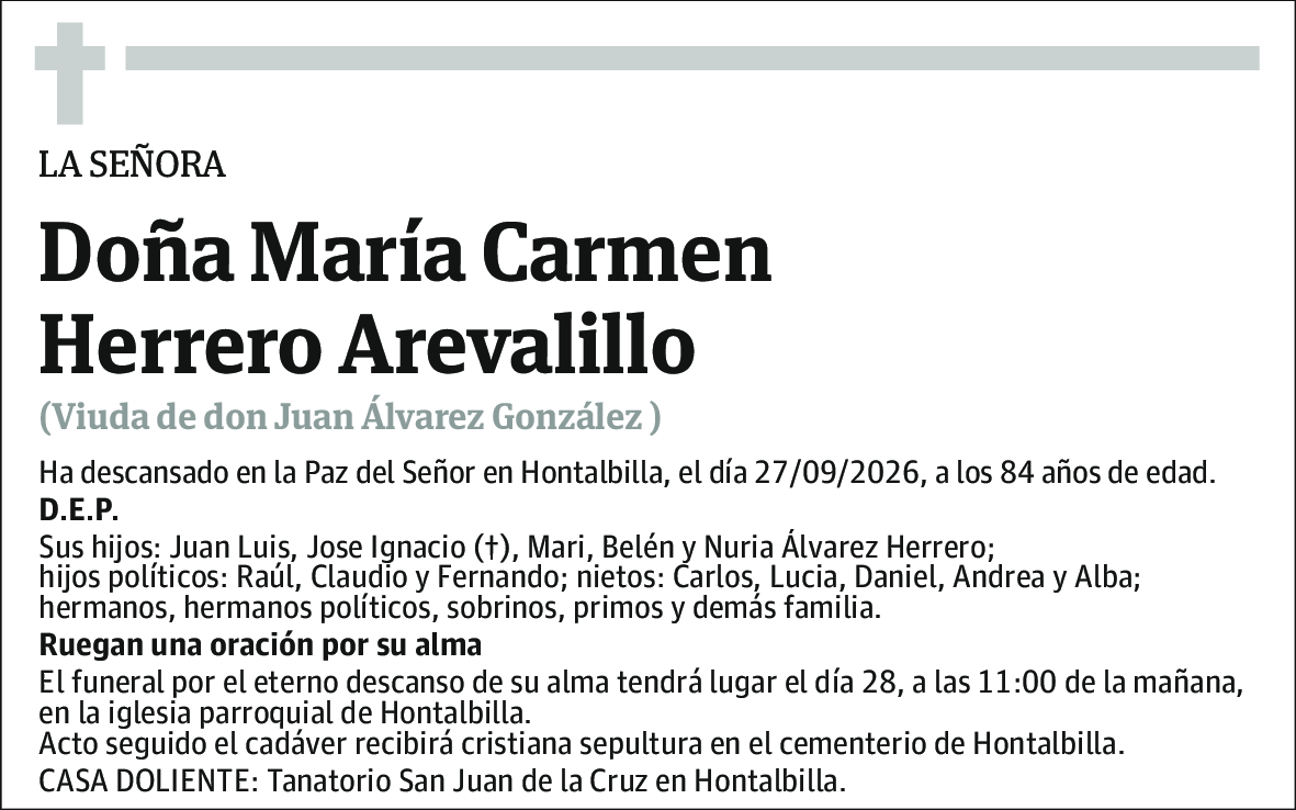 María Carmen Herrero Arevalillo