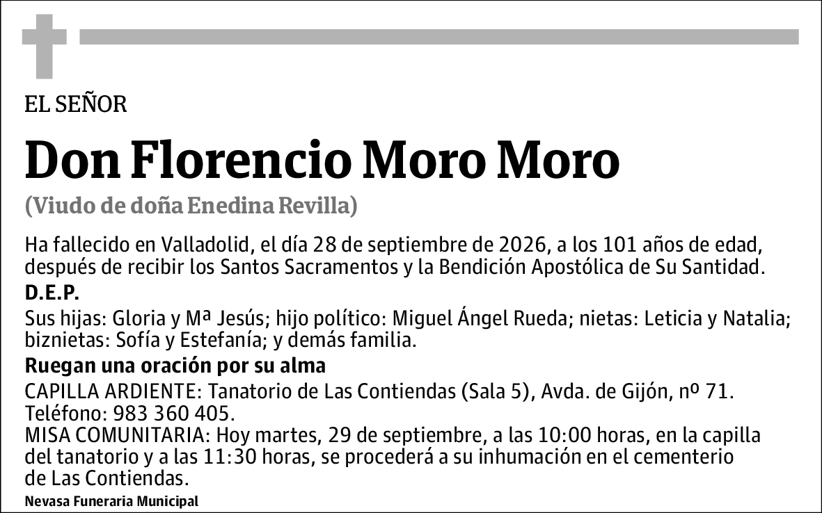 Florencio Moro Moro