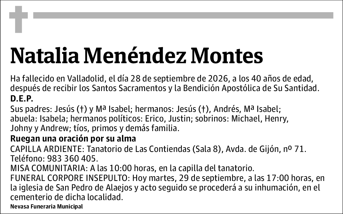 Natalia Menéndez Montes