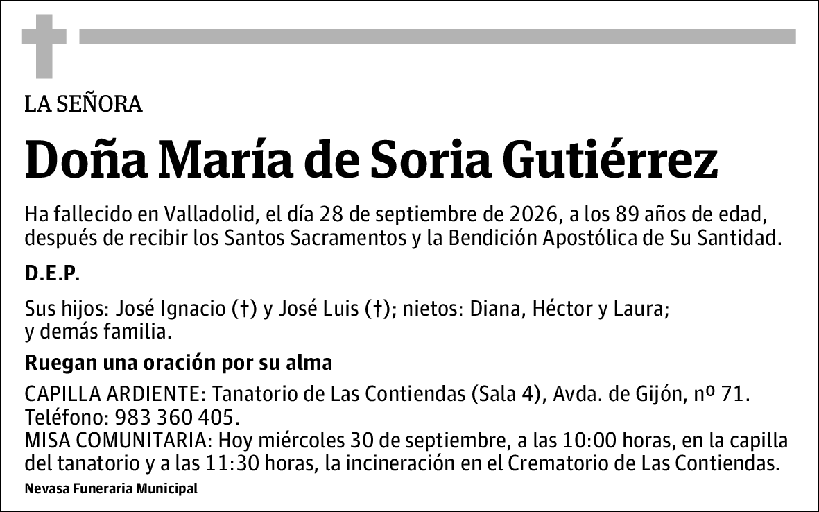 María de Soria Gutiérrez