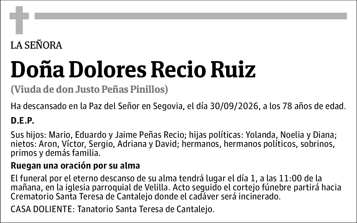 Dolores Recio Ruiz