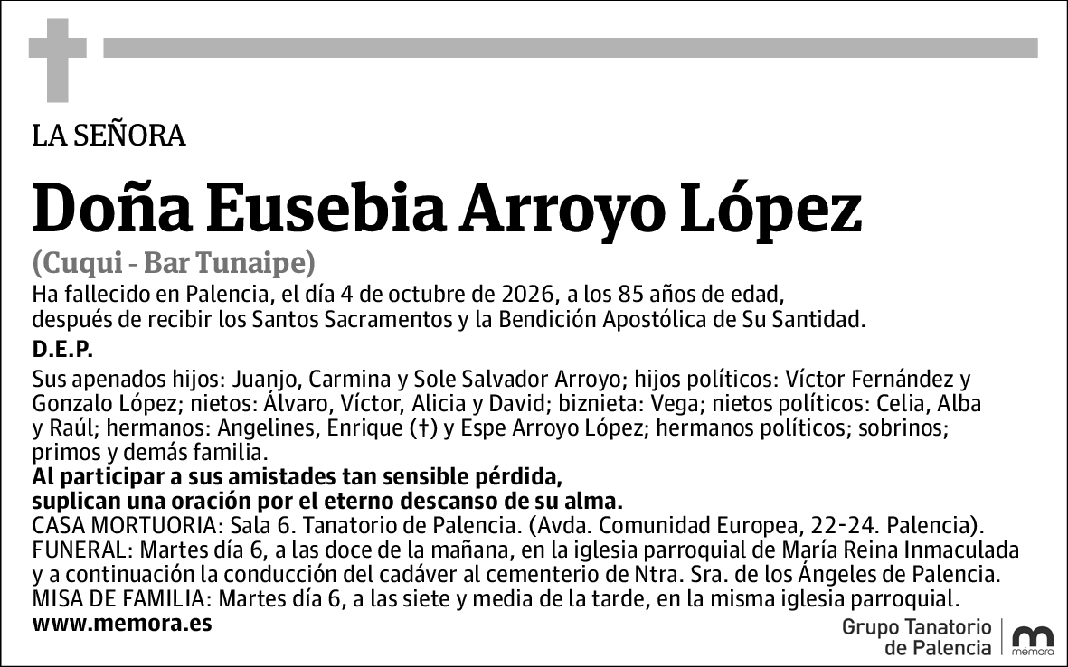 Eusebia Arroyo López