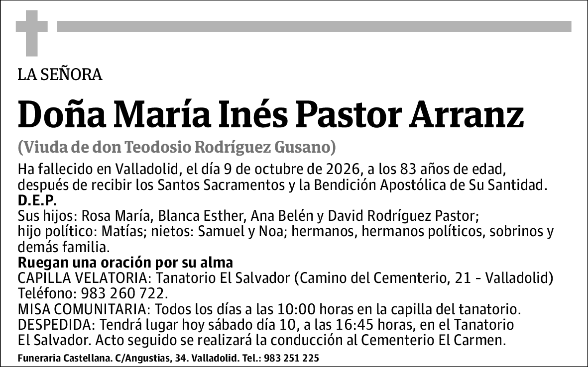 María Inés Pastor Arranz