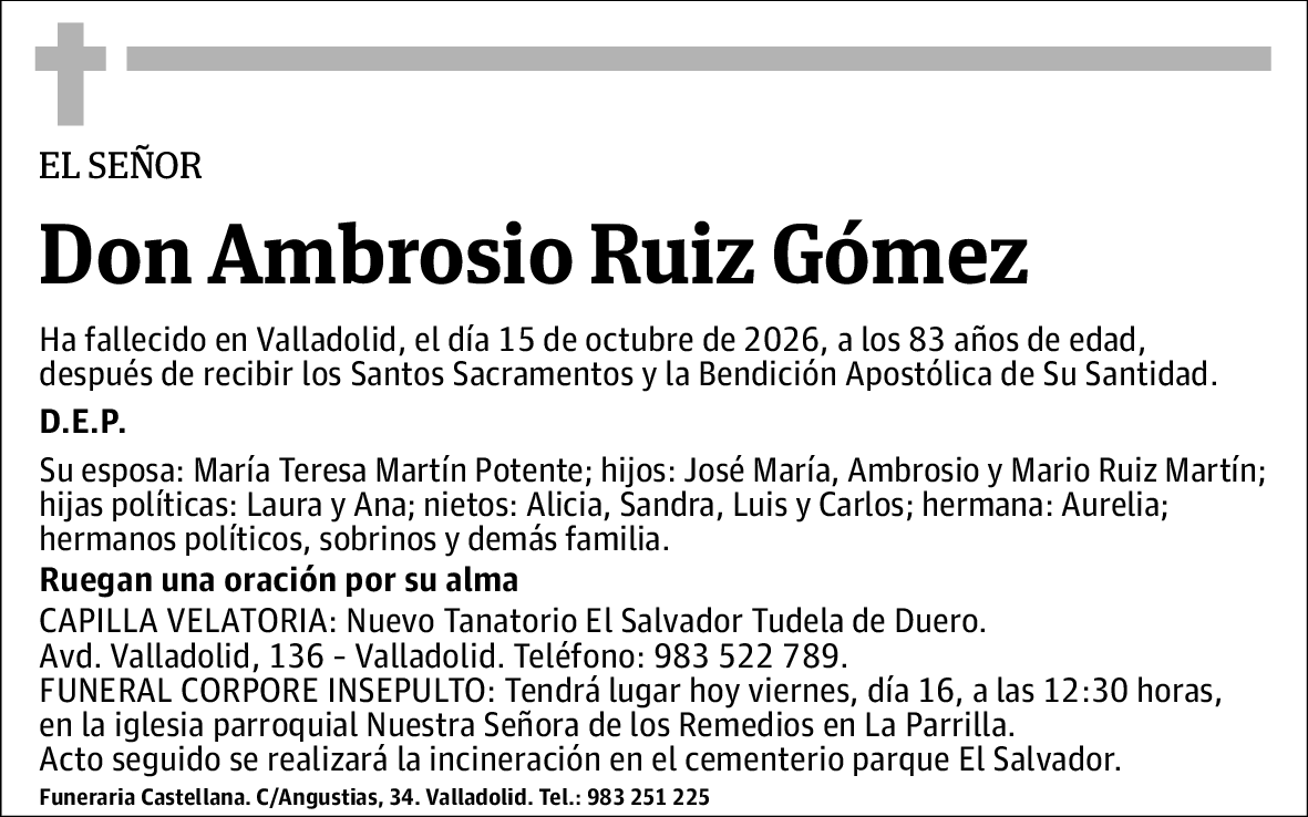 Ambrosio Ruiz Gómez