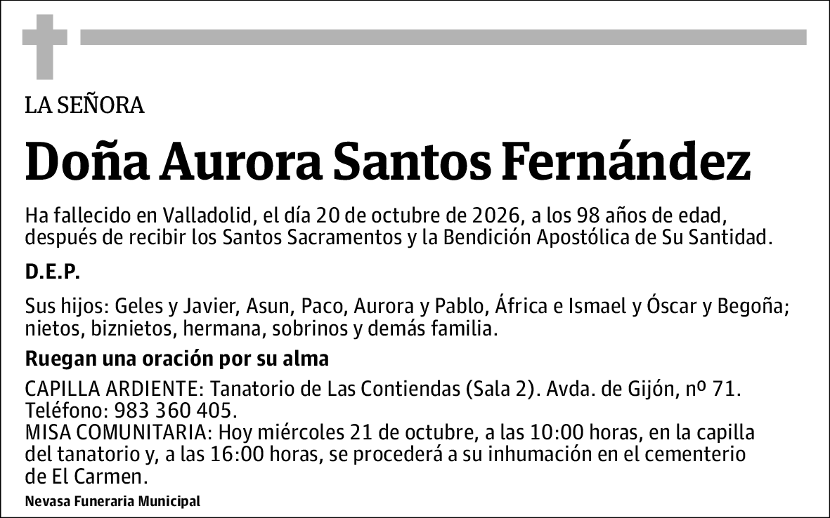 Aurora Santos Fernández