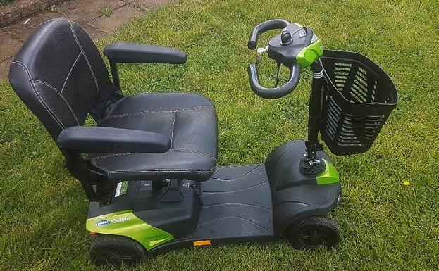 Un modelo idéntico a la moto adaptada que fue robada. /El Norte