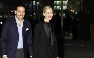 Marta Ortega y Carlos Torretta a su llegada al Real Club Náutico de A Coruña, donde se celebró el cóctel de su boda/Zipi/Efe