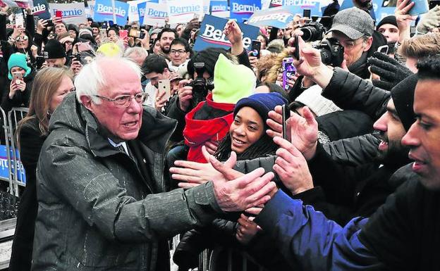 Sanders Lanza Su Campana En El Lugar Donde La Perdio El Norte De Castilla