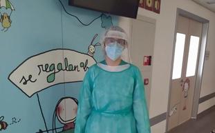 Leticia Llorente, técnico de cuidados auxiliares de enfermería/BC