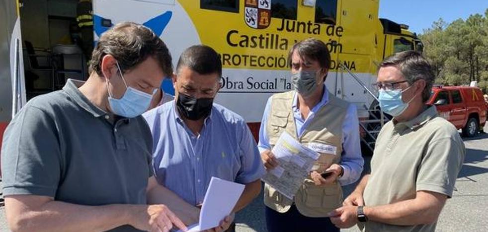 Mañueco anuncia actuaciones inmediatas para ayudar a los afectados por el incendio de Navalacruz - Vimarsana News